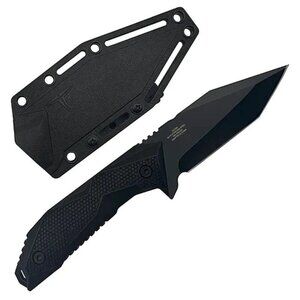 Takumitak 9" Full Tang Modified Tanto Hollow Blade Knife Camping Hunting Outdoor